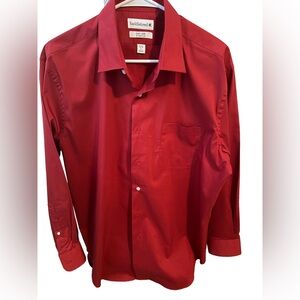 Mens Saddlebred Brand Red Dress Shirt-NWOT